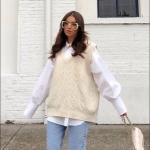 NWT White Label / XS / Oversize Sweater Vest